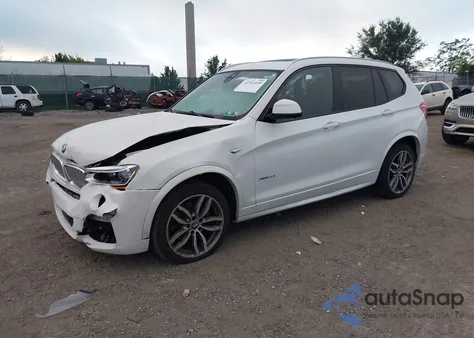 2017 BMW X3 xDrive35I z USA, uszkodzony, nr VIN 5UXWX7C53H0S18370